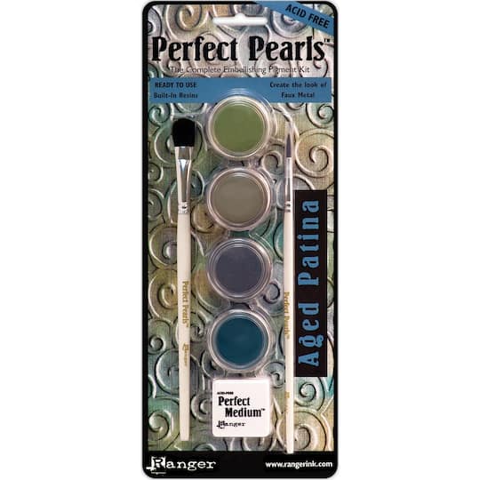 Ranger Perfect Pearls Aged Patina Pigment Powder Kit